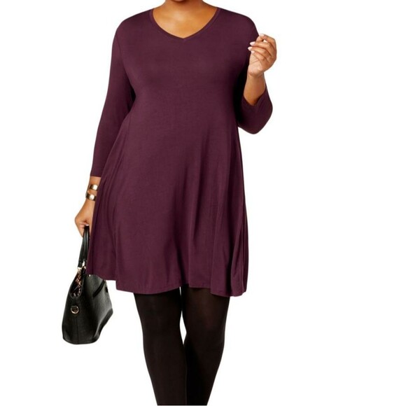 Style & Co Rayon Dress 1X NWT - Picture 1 of 4